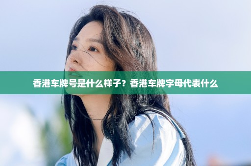 香港车牌号是什么样子？香港车牌字母代表什么