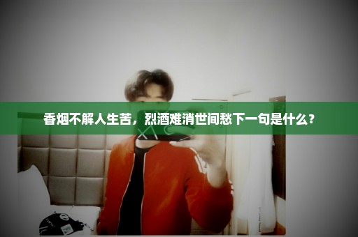 香烟不解人生苦，烈酒难消世间愁下一句是什么？