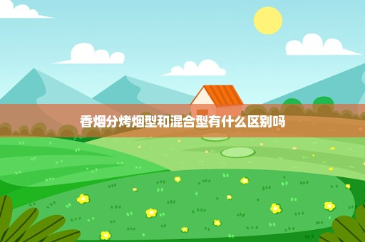 香烟分烤烟型和混合型有什么区别吗