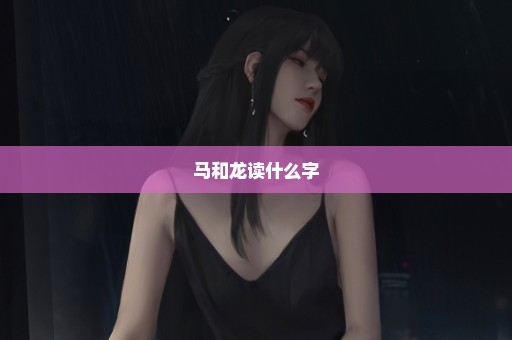 马和龙读什么字
