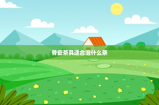 骨瓷茶具适合泡什么茶