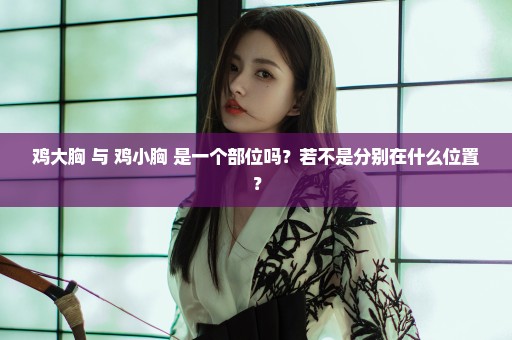 鸡大胸 与 鸡小胸 是一个部位吗？若不是分别在什么位置？