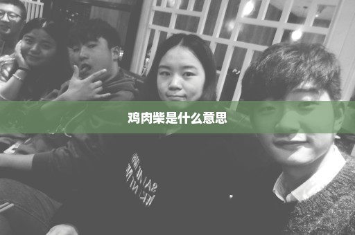 鸡肉柴是什么意思