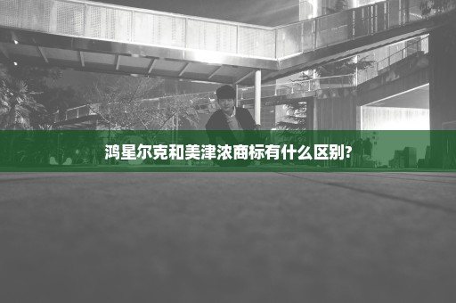 鸿星尔克和美津浓商标有什么区别?