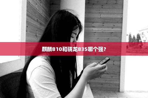 麒麟810和骁龙835哪个强？