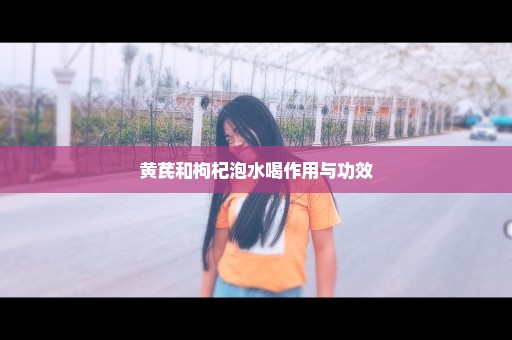 黄芪和枸杞泡水喝作用与功效