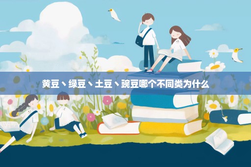 黄豆丶绿豆丶土豆丶豌豆哪个不同类为什么