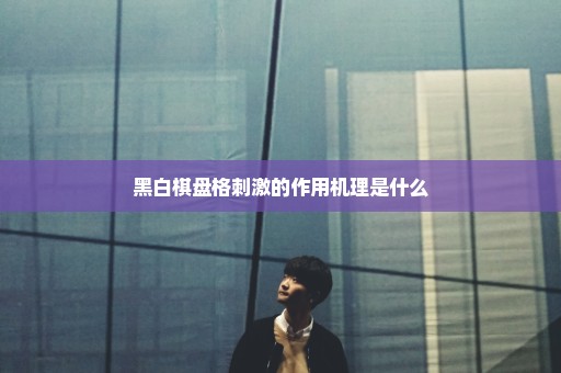 黑白棋盘格刺激的作用机理是什么