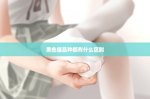 黑色猫品种都有什么区别