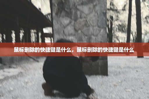 鼠标删除的快捷键是什么，鼠标删除的快捷键是什么 