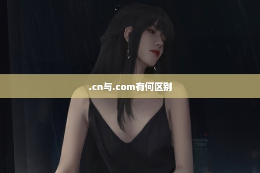 .cn与.com有何区别