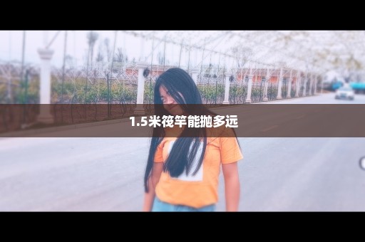1.5米筏竿能抛多远