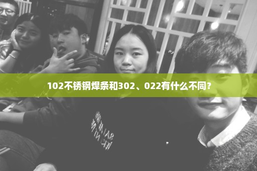 102不锈钢焊条和302、022有什么不同？