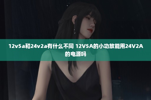 12v5a和24v2a有什么不同 12V5A的小功放能用24V2A的电源吗