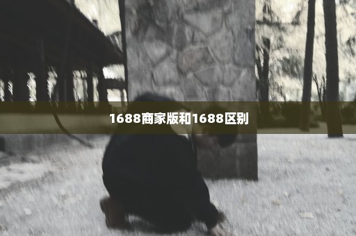 1688商家版和1688区别