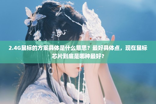 2.4G鼠标的方案具体是什么意思？最好具体点，现在鼠标芯片到底是哪种最好？