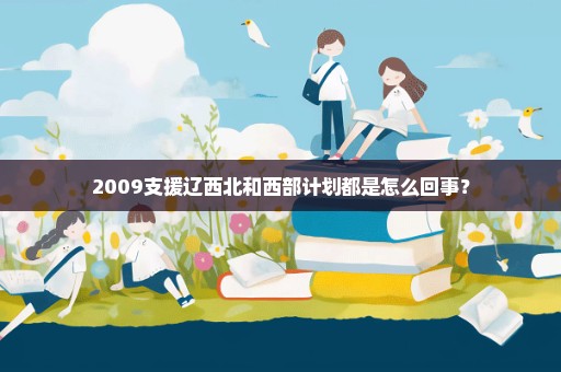 2009支援辽西北和西部计划都是怎么回事？