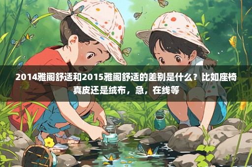 2014雅阁舒适和2015雅阁舒适的差别是什么？比如座椅真皮还是绒布，急，在线等