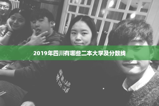2019年四川有哪些二本大学及分数线