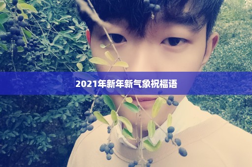 2021年新年新气象祝福语