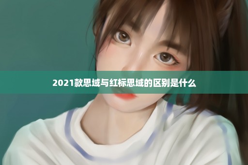 2021款思域与红标思域的区别是什么