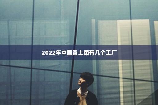 2022年中国富士康有几个工厂