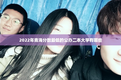 2022年青海分数最低的公办二本大学有哪些