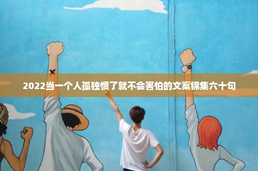 2022当一个人孤独惯了就不会害怕的文案锦集六十句