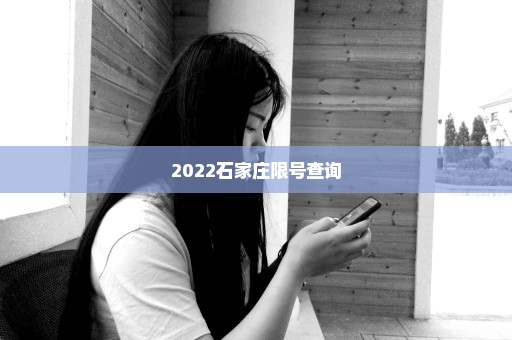 2022石家庄限号查询