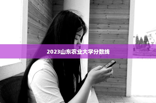 2023山东农业大学分数线