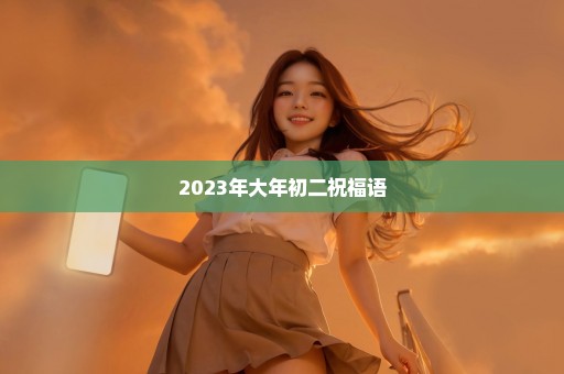 2023年大年初二祝福语