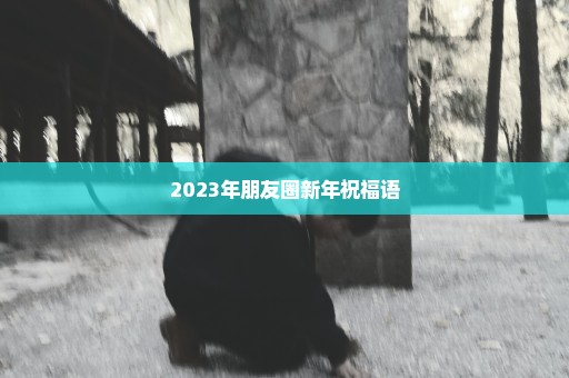 2023年朋友圈新年祝福语