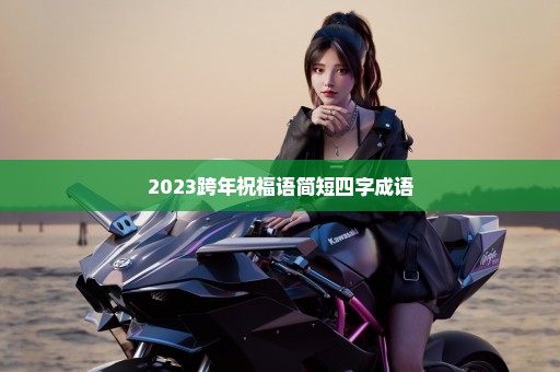 2023跨年祝福语简短四字成语