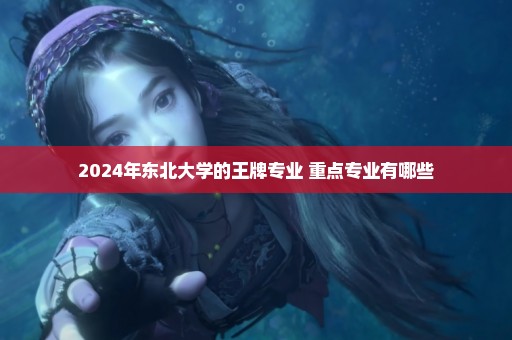 2024年东北大学的王牌专业 重点专业有哪些