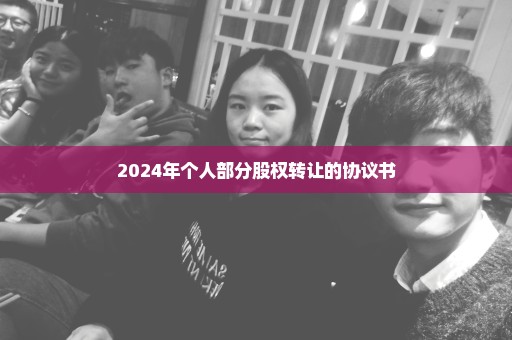 2024年个人部分股权转让的协议书