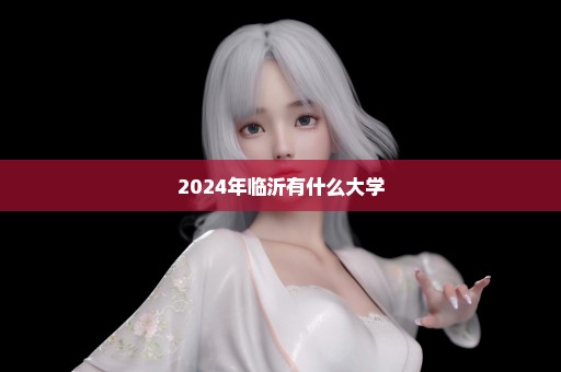 2024年临沂有什么大学