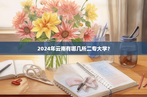 2024年云南有哪几所二专大学？