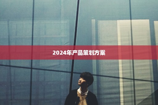 2024年产品策划方案