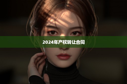2024年产权转让合同