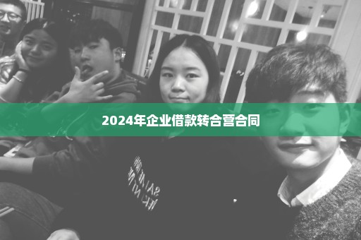 2024年企业借款转合营合同
