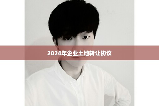2024年企业土地转让协议