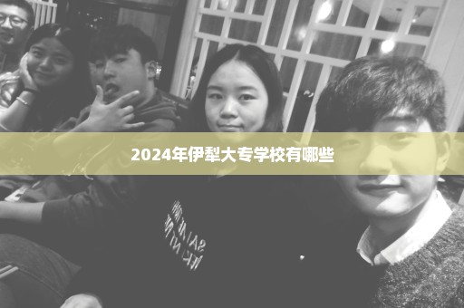 2024年伊犁大专学校有哪些