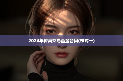 2024年传真交易基金合同(样式一)