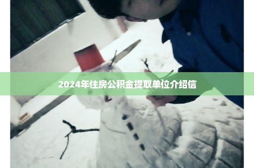 2024年住房公积金提取单位介绍信