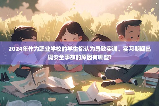 2024年作为职业学校的学生你认为导致实训、实习期间出现安全事故的原因有哪些?