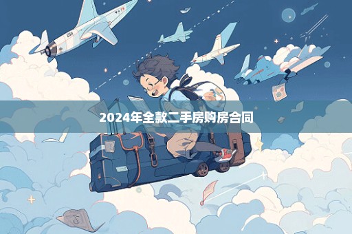 2024年全款二手房购房合同