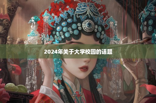2024年关于大学校园的话题