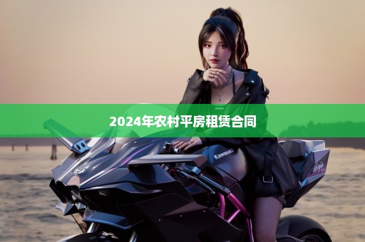 2024年农村平房租赁合同