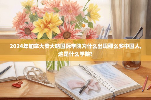 2024年加拿大安大略国际学院为什么出现那么多中国人,这是什么学院?