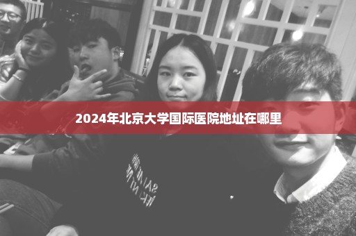 2024年北京大学国际医院地址在哪里
